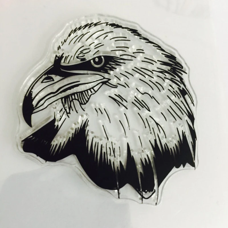 1 шт. силиконовый прозрачный штамп в форме орла блестящий самодельный блокнот для