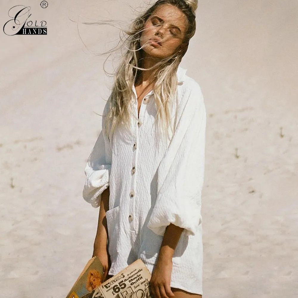 Золотые руки 2019 Модный повседневный женский комбинезон с длинным рукавом