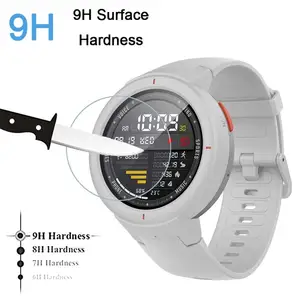 Защитная пленка для экрана, закаленное стекло 9H для Xiaomi Amazfit Verge HD, Взрывозащищенная стеклянная пленка без пузырей Для Amazfit Verge Lite