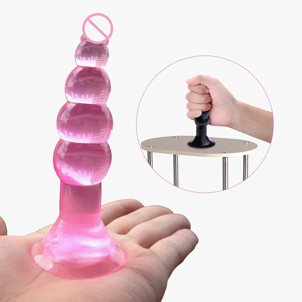 Сексуальные силиконовые Анальные шарики Желейная Анальная пробка массажер