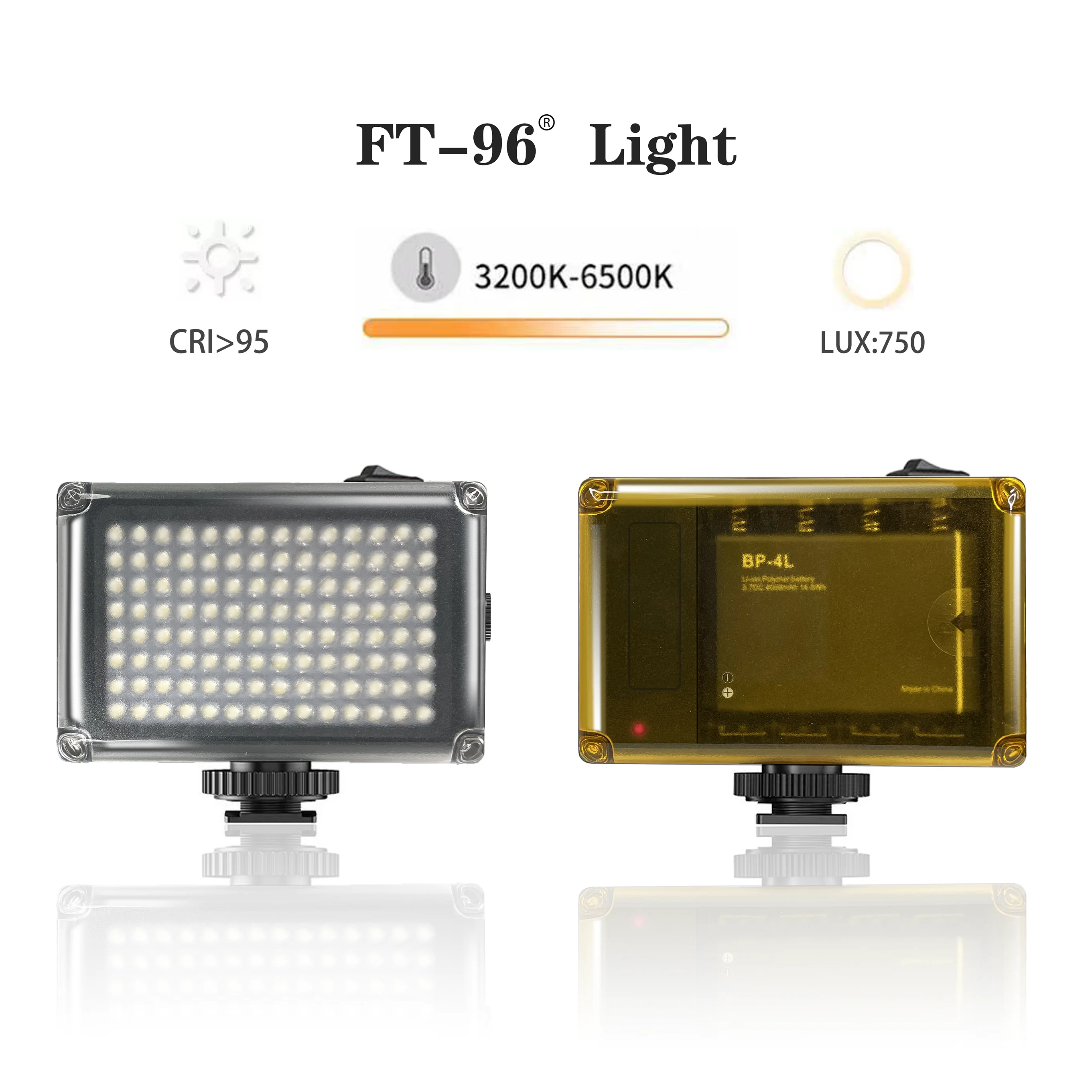 Светодиодный светильник для видеокамеры внешний аккумулятор лампа DSLR-камеры