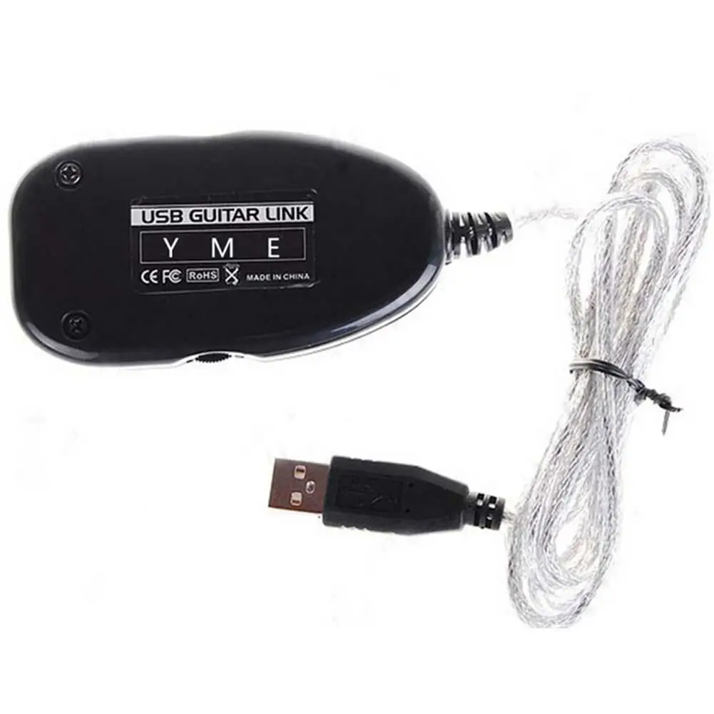 Кабель для электрогитары аудио USB-адаптер интерфейса ПК/MAC аксессуары записи
