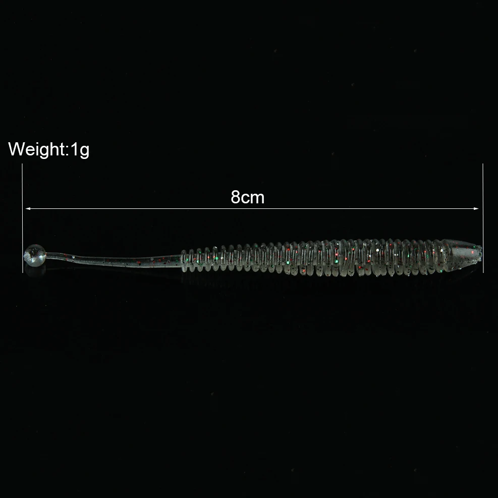 Палисандр 10 шт. длинный хвост червь плавающие приманки личинки ультра мягкие
