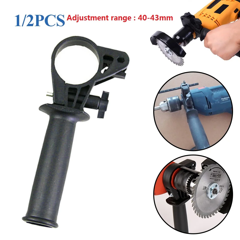

2pcs Side Hammer Drill Handle Fits Replacement Grinding Machine Electric Hammer Replacement Front Handle Impact Drill New