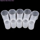 Пластиковая поилка для птиц, прозрачная бутылка для воды, 5 шт.