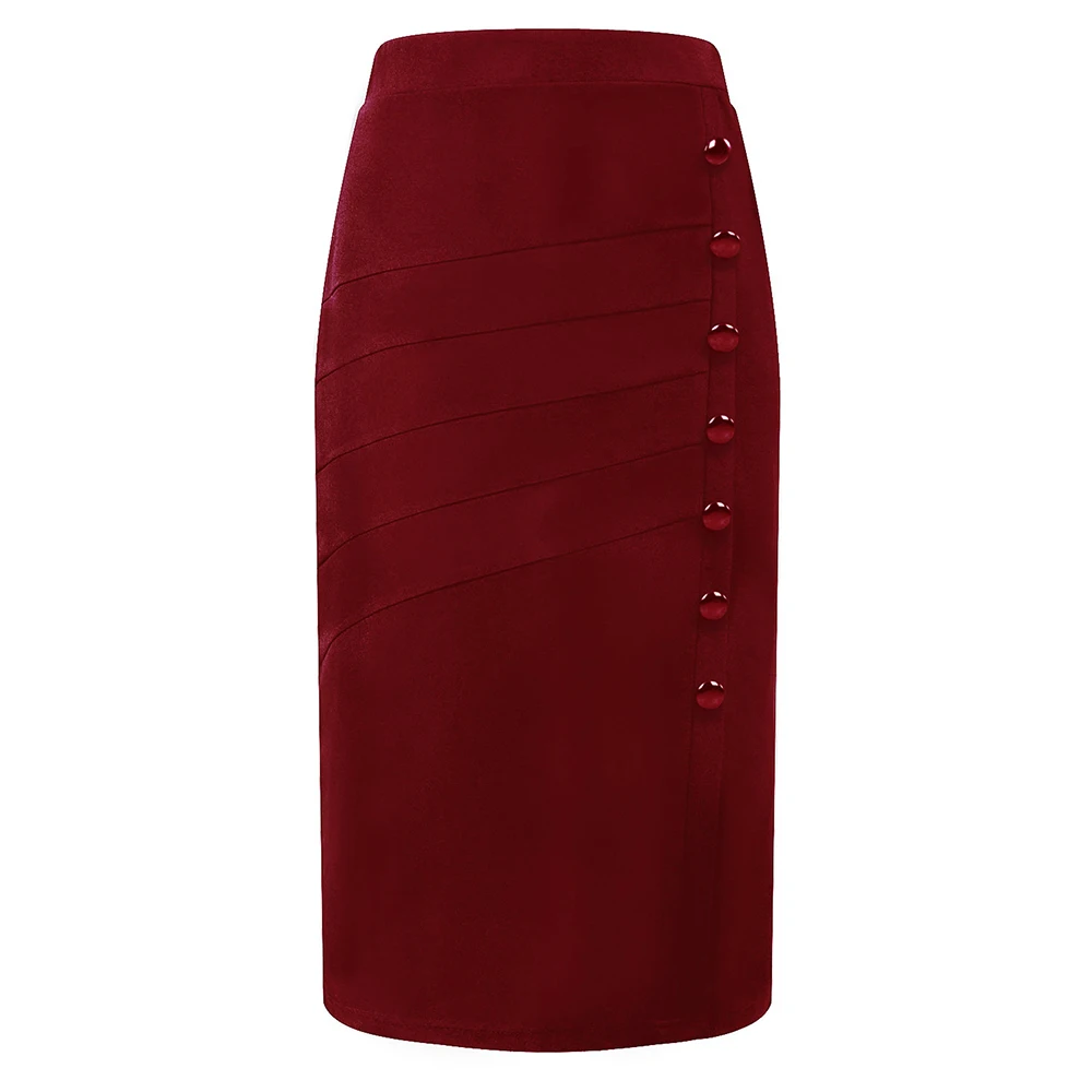 4xl 5xl Plus Size Bodycon Pencil Skirts Woman Big High Waist Patchwork Bandage Slim Elegant Stretch Office Midi OL | Женская одежда