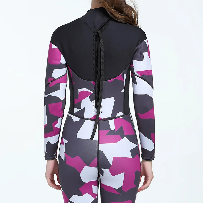 Женский гидрокостюм с принтом 3 мм костюмы для дайвинга одежда рыбалки серфинга