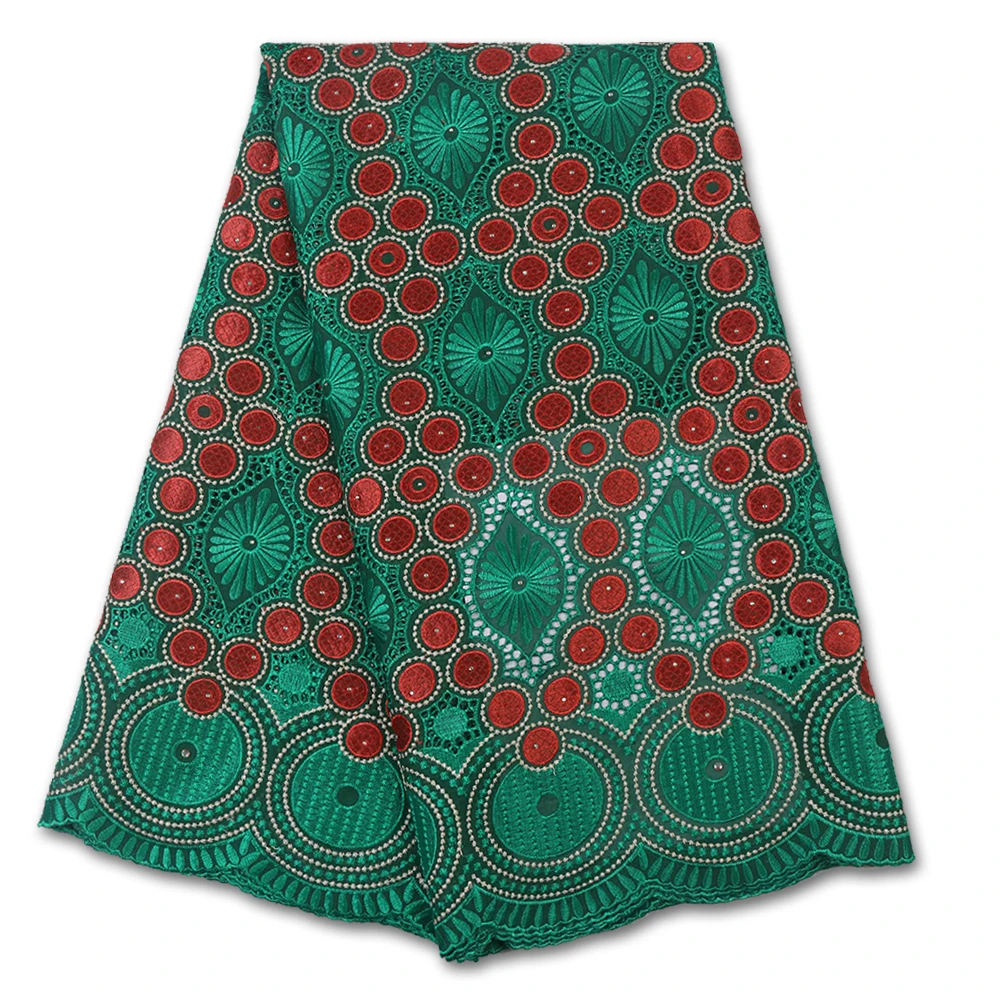 

NIAI Blue High Quality 2020 African Lace Swiss Cotton Lace Fabric With Hole Nigerian Swiss Voile Lace In Switzerland XY3516B-4