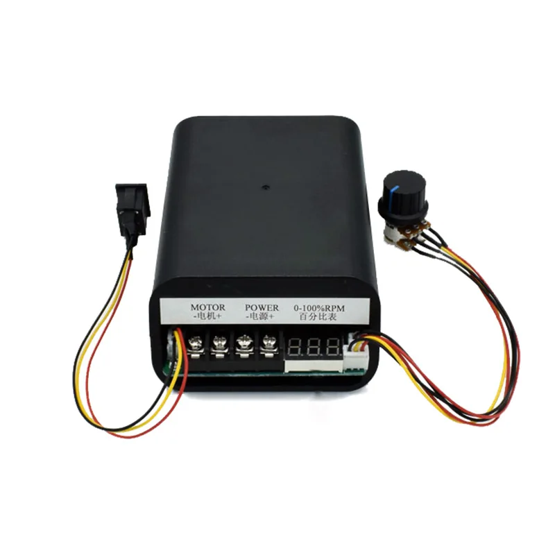 DC 10V~55V max 60A PWM dc motor speed controller CW CCW digital display 0~100% adjustable drive module Input | Обустройство дома