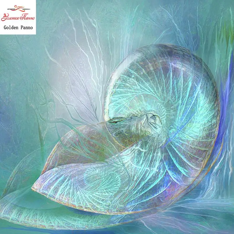 

5d Pintura De Diamante Acessrios De Diamante Quadrado Concha De Caracol Mosaico Arte Bordado De Diamante Para Venda