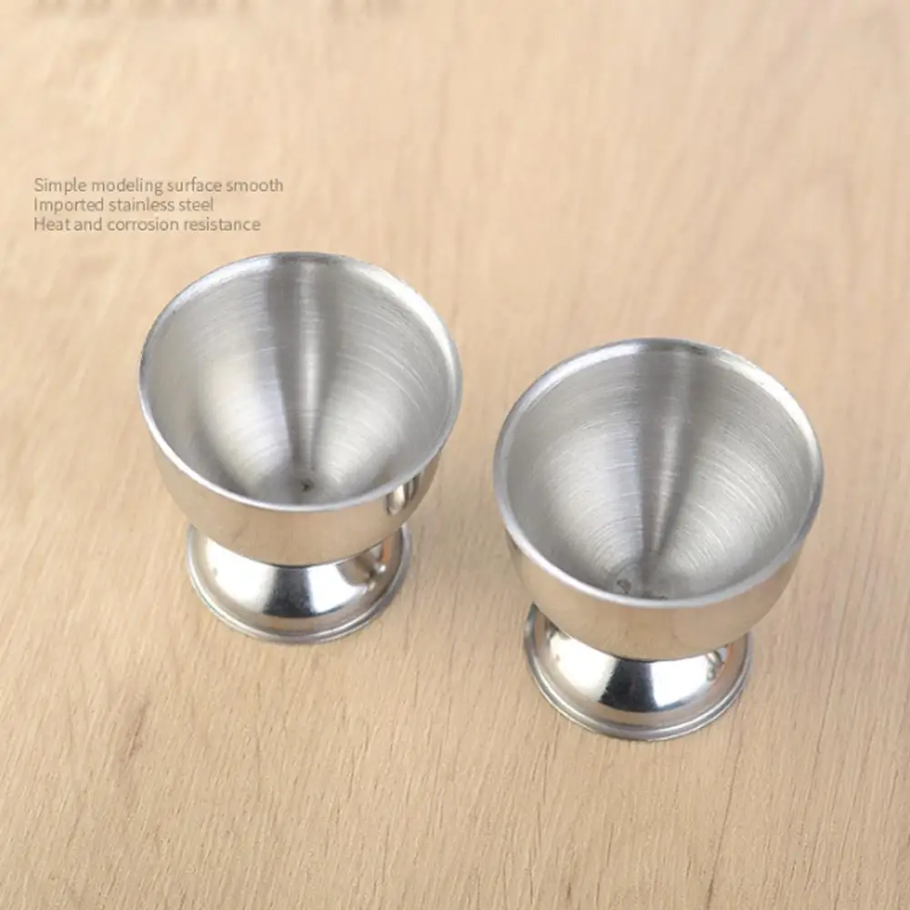 4 шт./компл. чашки для яиц из нержавеющей стали держатель настольная чашка Паровая