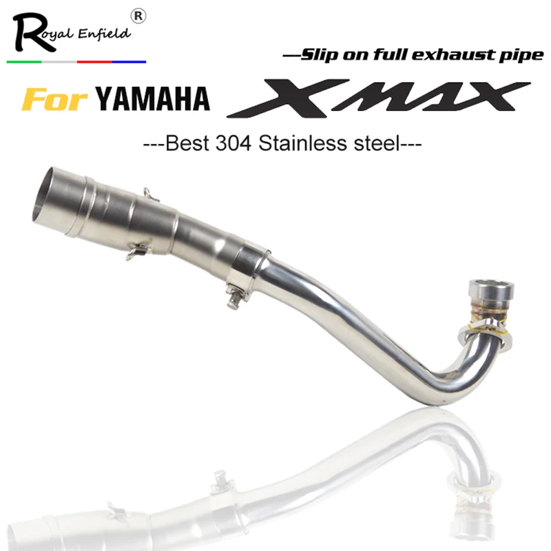 X-MAX 300 мотоцикл выхлопной трубы Escape Slip on глушитель средней длины вниз