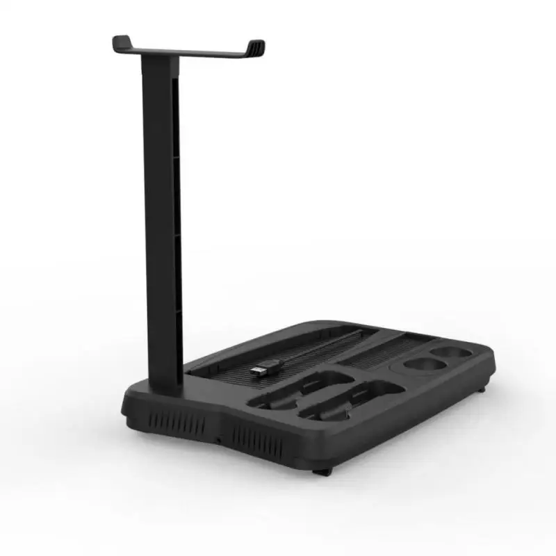 

NEW Charging Dock For PS5 Controller Charging Base For PS5 Vertical Stand Gamepad Charger Station With Cooler Fan Headset stand