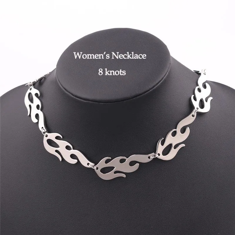 women necklace New Handmade Harajuku Gothic Metal Wind Bamboo Necklace Unisex Punk Pants Chain Wallet Chain Japanese Street Rock Style - Окраска металла: women necklace
