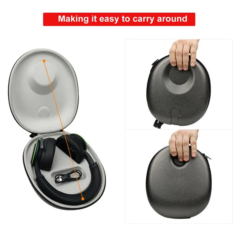 

Earphone Hard Case FOR XBOX Series x Wireless Bluetooth Headset Storage Bag EVA Box Waterproof Carrying Case Protective Shell
