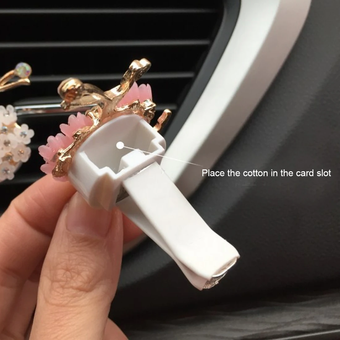 

Car Aroma Diffuser Ballet Girl Car Air Fresheners Auto Perfume Car Air Outlet Clip Fragrance Flavoring In Cars For Air Fresh