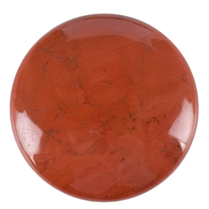 

6.5 Cm Energy Stone Healing Massage Round Palm Stone Natural Red Jasper Meditation SPA Reiki Crystal Quartz Tool Beauty Care