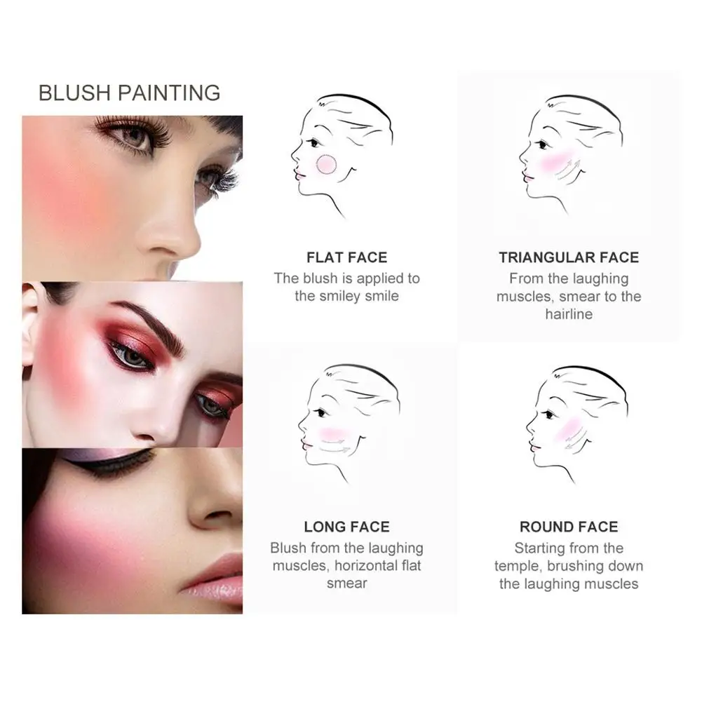 

Eyeshadow Palette Makeup Set with Blush Long Lasting Cosmetic Kit for Woman Girl