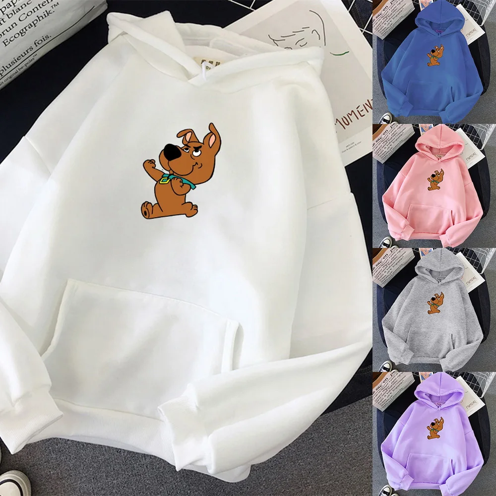 Women Cartoon Print Hoodies Harajuku Sweatshirt Kawaii Korean Style Oversized Women Hoodies Winter Plus Size Female Pullovers