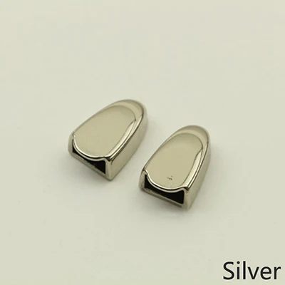 BD514-silver 50 шт. металлическая молния Потяните хвост замок пряжки с зажимом молния шнур стоп заглушка головка винт DIY сумки кожа аппаратные средства аксессуары ремесла - Цвет: BD514-silver
