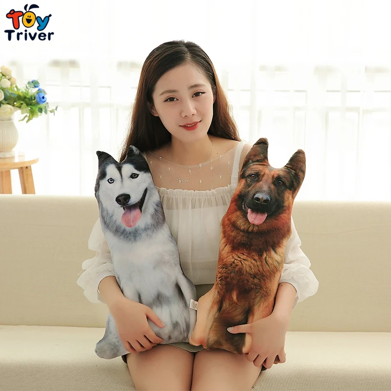 1 шт. Шарпей Хаски собака-Волк плюшевая игрушка тройник мягкие животные кукла