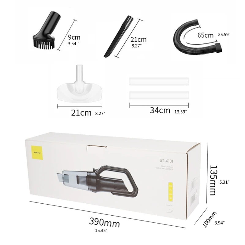 

Беспроводной портативный автомобильный пылесос U90C, ручной автоматический вакуумный мини-пылесос высокой мощности для домашней уборки