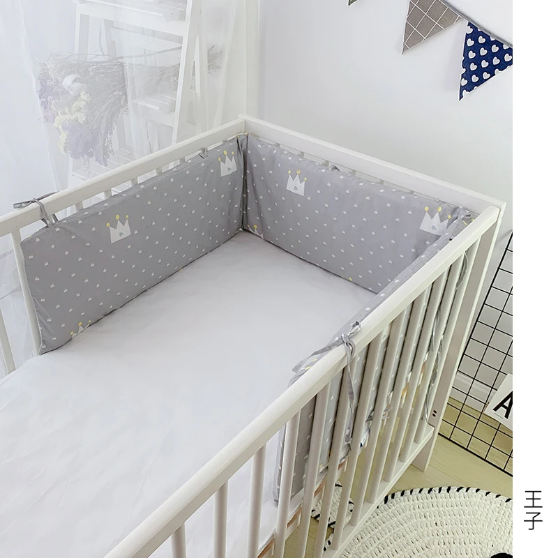 

1pcs U type 180cm Length 30cm height Cotton Baby Bedding Bumpers Baby Cot Bedding Set Newborn Cartoon