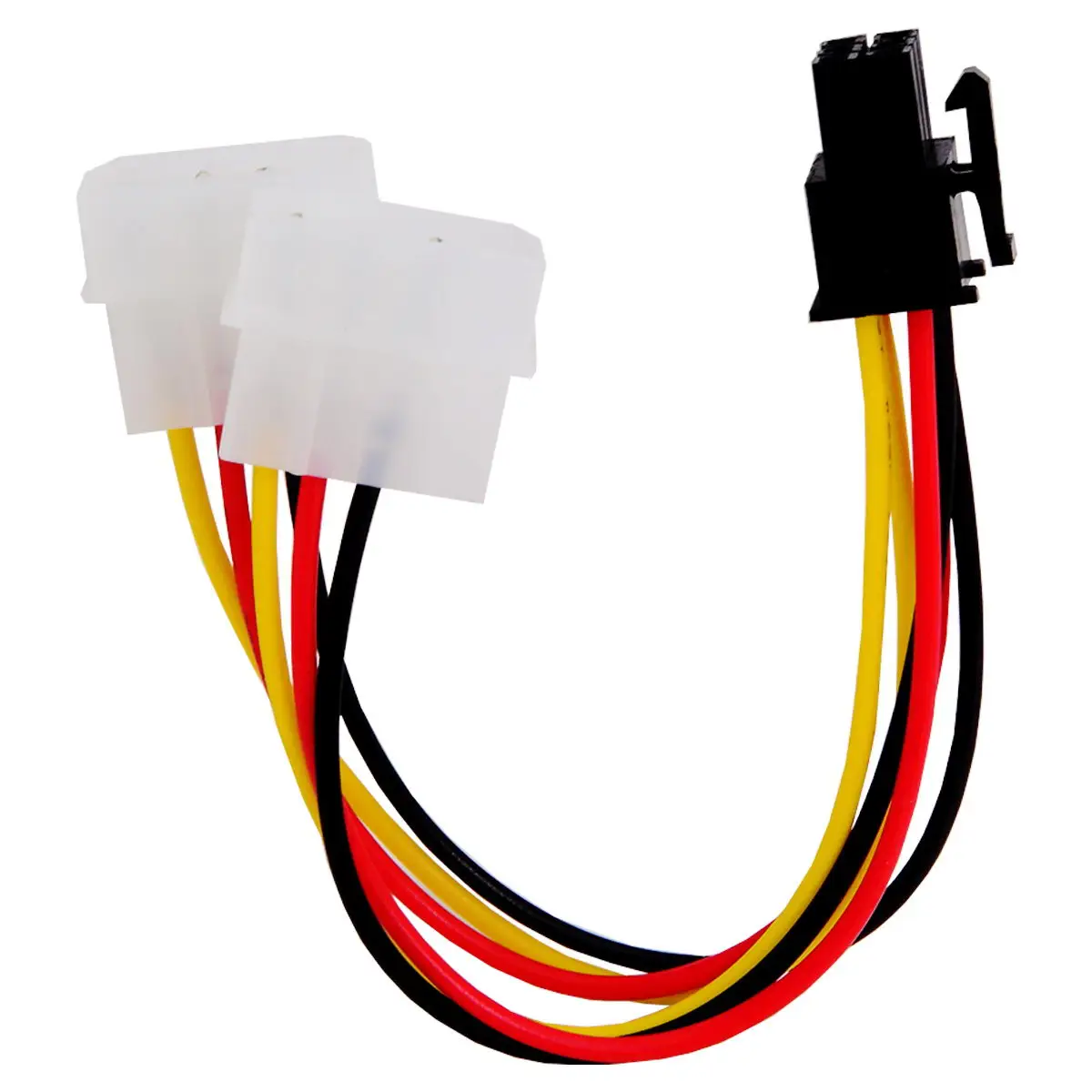 

NGFF Dual 4Pin to 6 Pin EPS 12V Graphics Card Power Supply Adapter Converter Cable