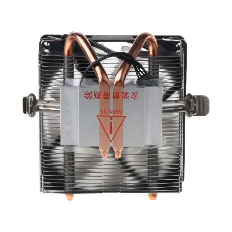 Процессор кулер 2 Медь тепловых трубок 3Pin Вентилятор охлаждения с 5 цветов