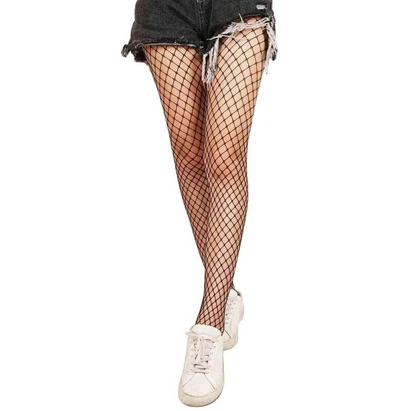 

Party Hollow Out Sexy Pantyhose Female Mesh Black Women Tights Stocking Slim Fishnet Stockings Club Party Hosiery