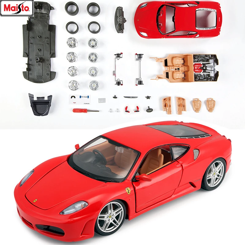 

Maisto 1:24 Ferrari -430 8 стилей собранная модель автомобиля из сплава сборная Игрушечная модель «сделай сам» игрушечный инструмент для мальчиков Ко...