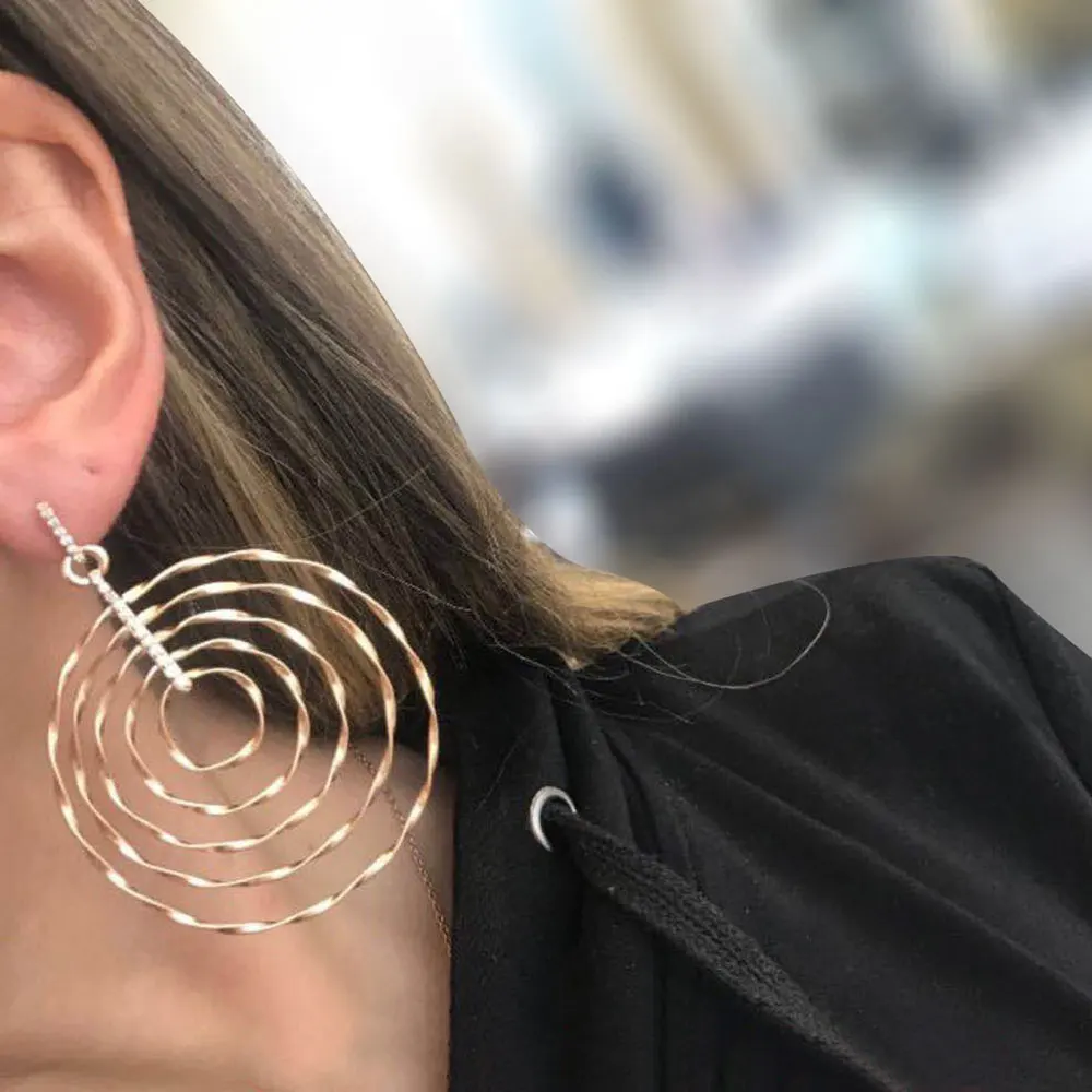 GODKI новые модные круглые серьги с кисточками для женщин свадебные кубическим