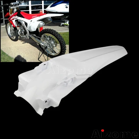 Заднее крыло мотоцикла для Honda CRF450R 2013-2016 CRF250R 2014-2017 CRF450 CRF250 Enduro, пластиковые Брызговики, грязевые крылья, белые