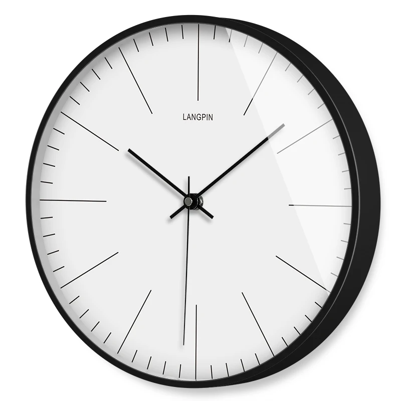 Современные короткие затеняющие шторы в скандинавском стиле настенные часы из