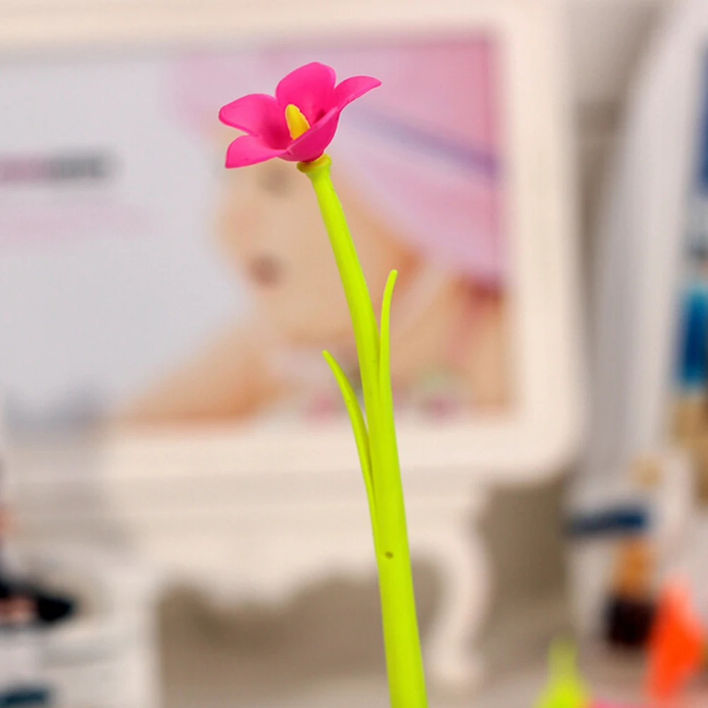 1 шт. модная популярная креативная канцелярская ручка с цветами сладкими на удачу