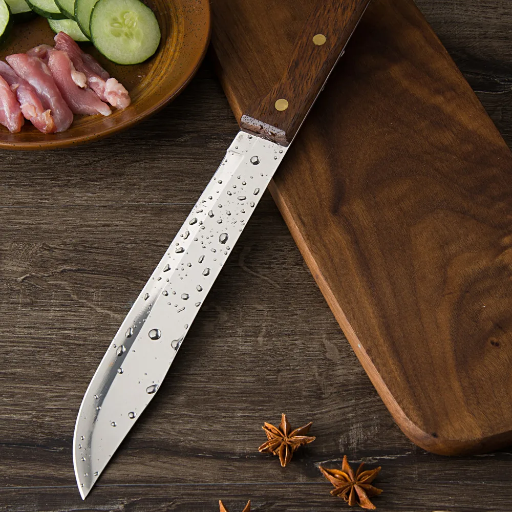 Qing 6 8-дюймовый кухонный нож для обвалки шеф-повара из нержавеющей стали полностью