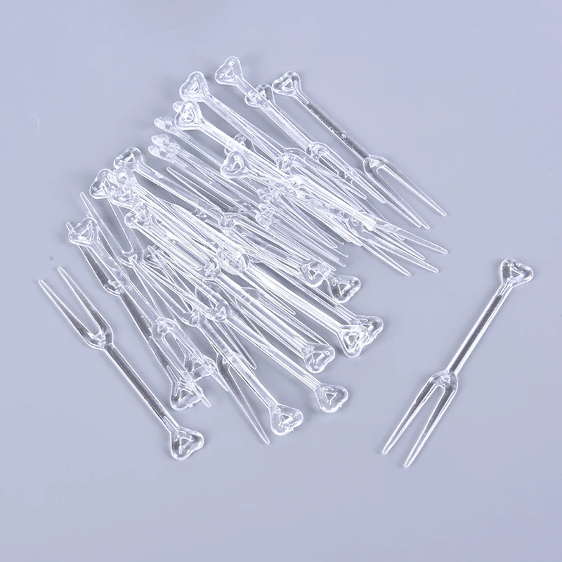 30 шт одноразовые вилки индивидуально обернутые пластиковые Свадьба Вечеринка