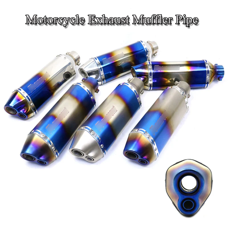 51 мм глушитель выхлопной трубы из нержавеющей стали выхлопная Модифицированная