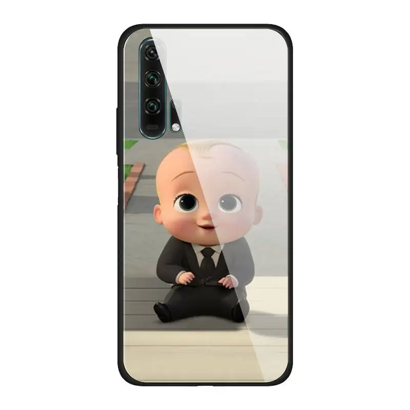 

Baby Boss Cartoon Glass Phone Case Fundas for Huawei P20 Pro P30 Lite Mate 9 10 20 Pro Nova 3i 5 3E Cover Accessories