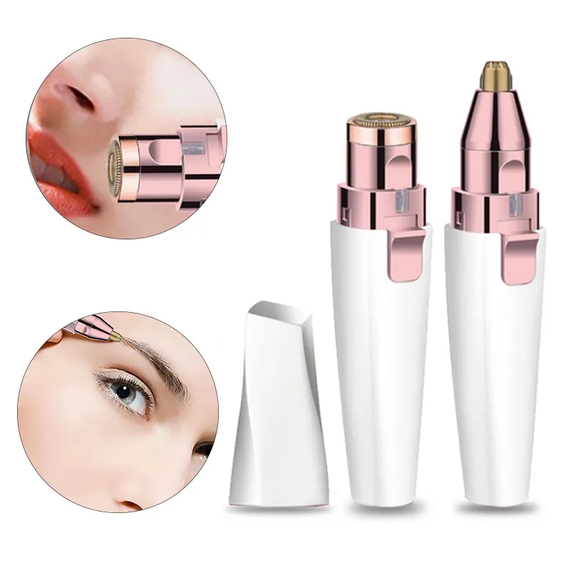 Электрический эпилятор 2 в 1 Женский мини аппарат для удаления волос на лице тела