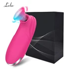 Вибратор клиторальный мощный 10 скоростей, стимулятор сосков на присосках, для клитора, лизание оральной киски, Минет, язык интимные игрушки для женщин взрослых