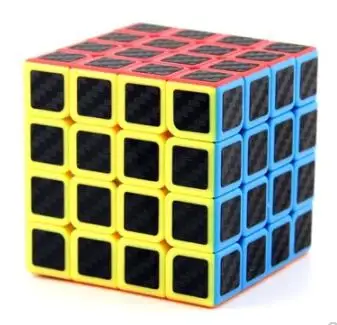MFJS Meilong 4x4 Stickerless speed cube Moyu Mofang Jiaoshi 4x4x4 волшебный куб - Цвет: meilong 4x4  fiber