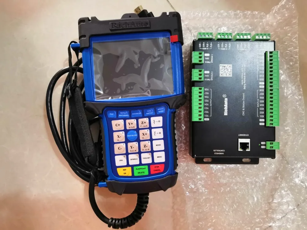 

RichAuto A58 DSP 4 axis cnc controller with color screen