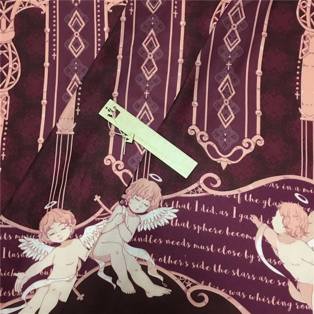 X см текстильная ткань с принтом сына Венеры из полиэстера лоскутное шитье для