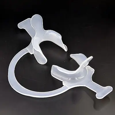 5 шт. зубные щеки губы Втягивающее Рот открывалка C Форма с ручкой Цвет: Белый