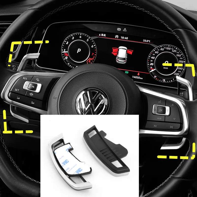 

For Volkswagen Golf 7 MK7 R GTI golf7 special steering wheel shift paddle modified extended decoration car accessories