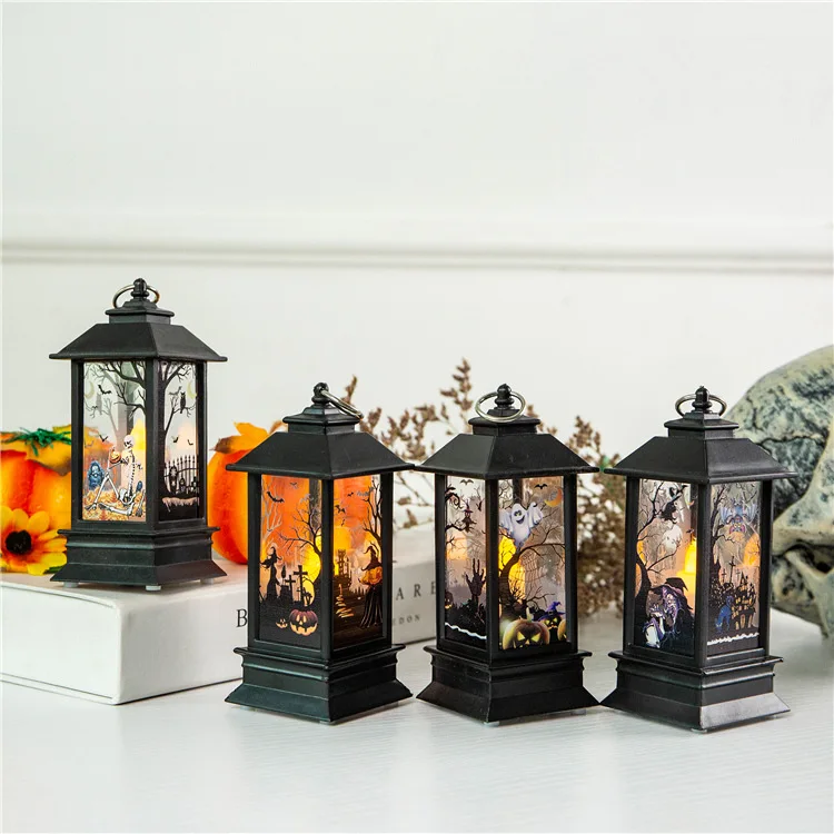 Halloween LED Simulation Light Small Oil For Party Bar Desktop Vintage Style Decoration | Дом и сад