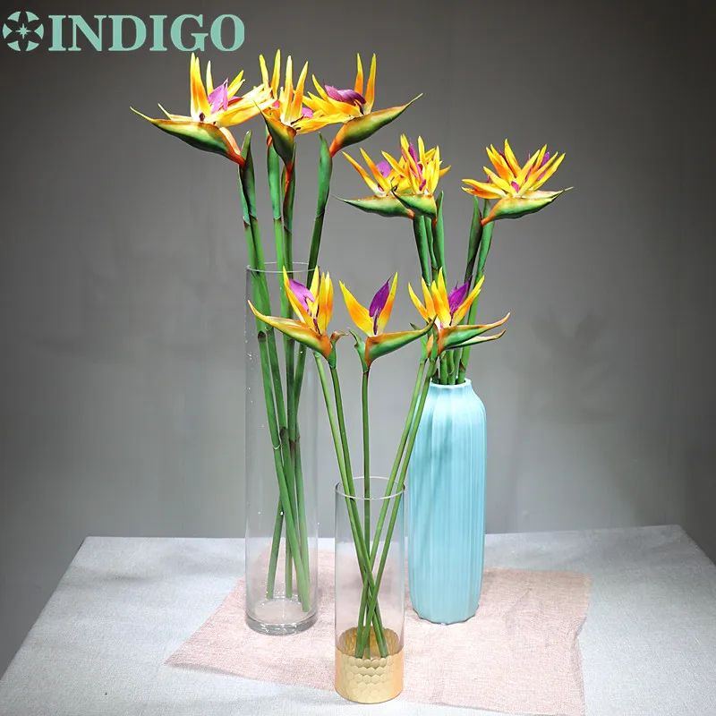 INDIGO-DIY, желтый цветок, анемон, Орхидея, тюльпан, Калла, Мимоза, кружевной цветок, Калла, Рождество, свадьба, событие