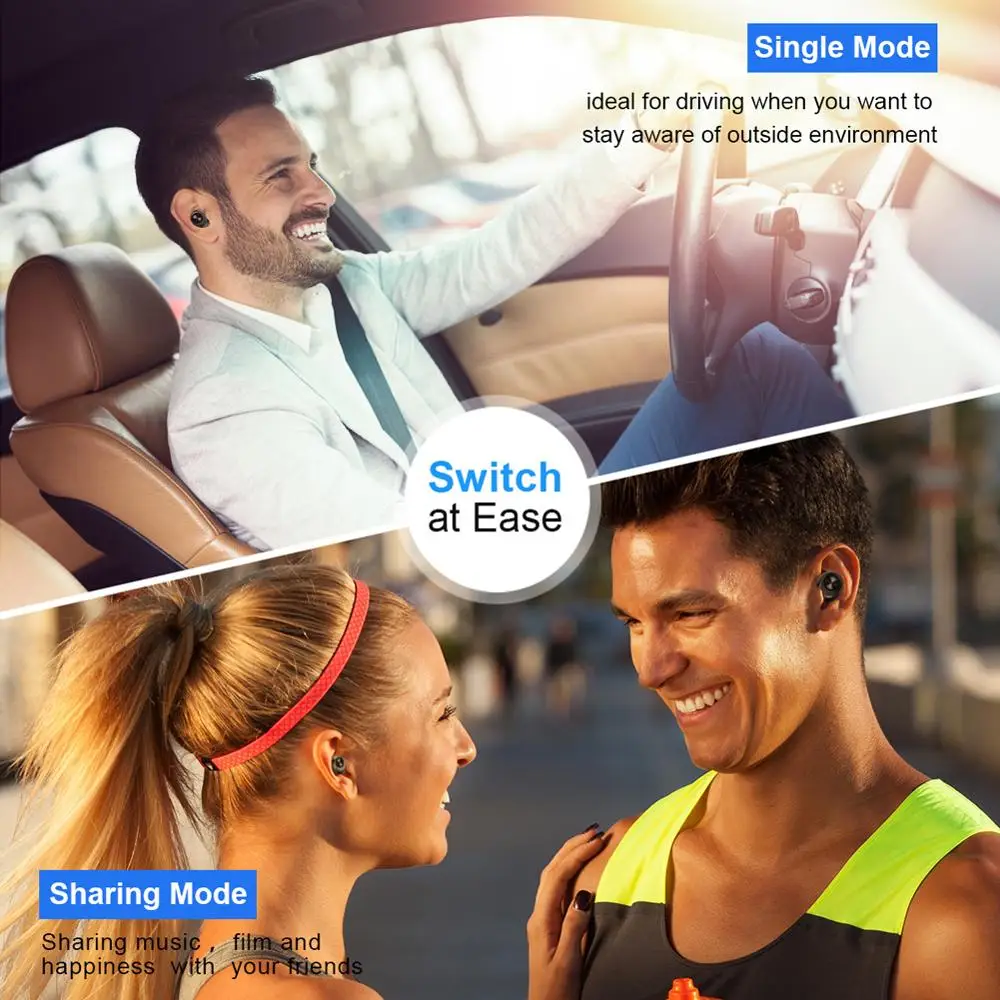 Для ANOMOIBUDS IP010 A TWS 5 0 Bluetooth Наушники Hi Fi 3D стерео беспроводные наушники с глубоким
