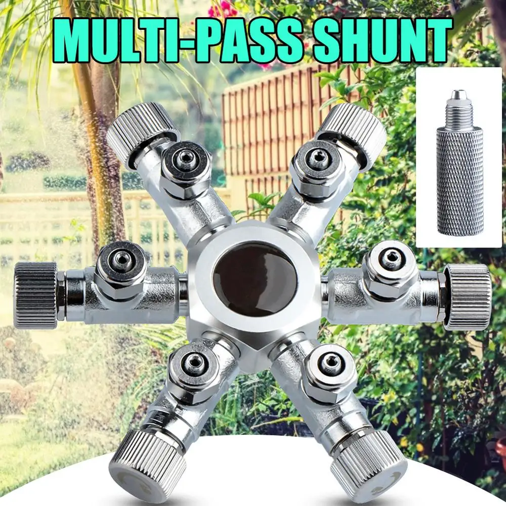 

Stainless Steel Aquarium Multi Way CO2 Distributor Splitter Needle Valve Check Valve Bubble Counter for Solenoid Regulat 4/6mm